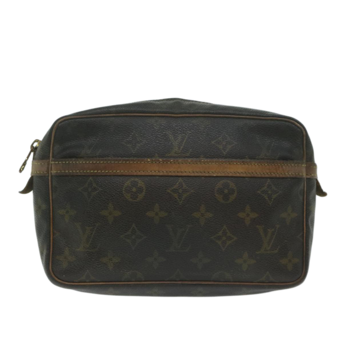 LOUIS VUITTON Monogram Compiegne 23 Clutch Bag M51847 LV 64705
