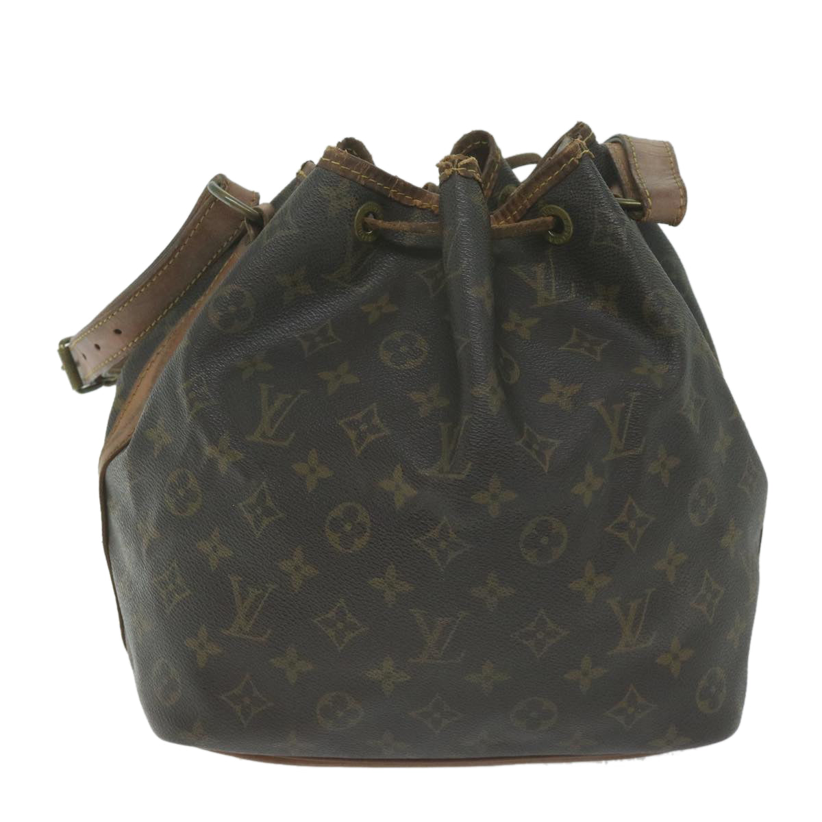 LOUIS VUITTON Monogram Petit Noe Shoulder Bag M42226 LV 64748