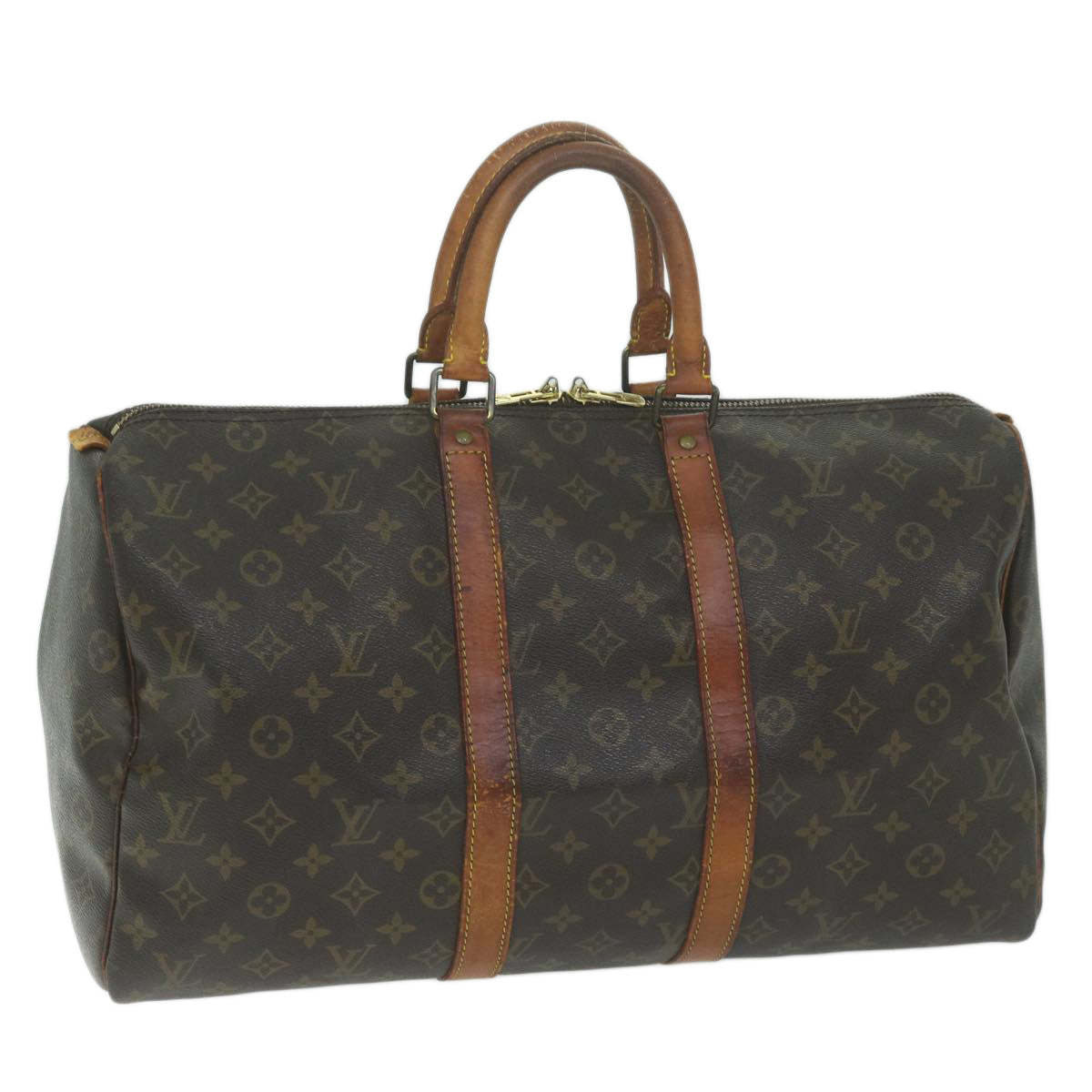 LOUIS VUITTON Monogram Keepall 45 Boston Bag M41428 LV 64752