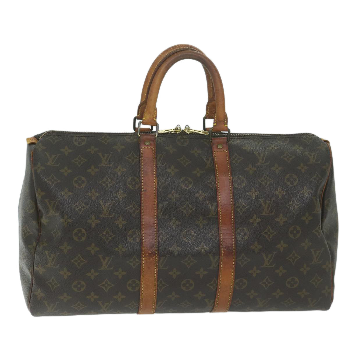 LOUIS VUITTON Monogram Keepall 45 Boston Bag M41428 LV 64752