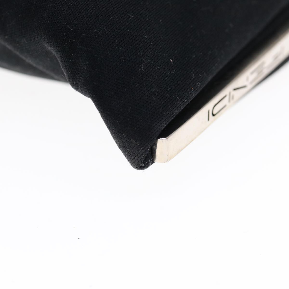 FENDI Shoulder Bag Nylon Black 64760