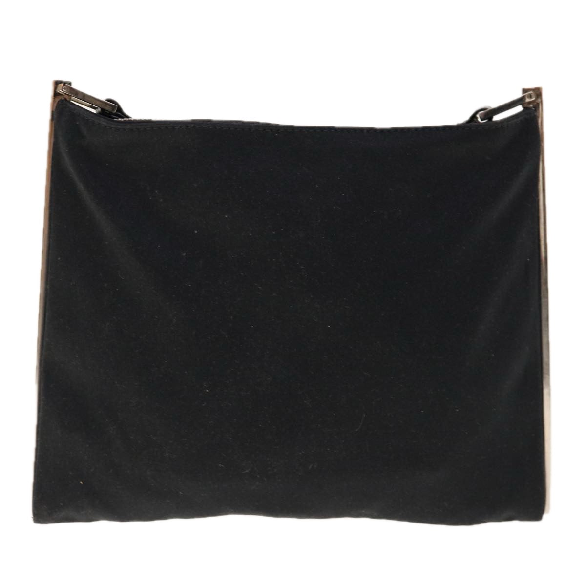 FENDI Shoulder Bag Nylon Black 64760