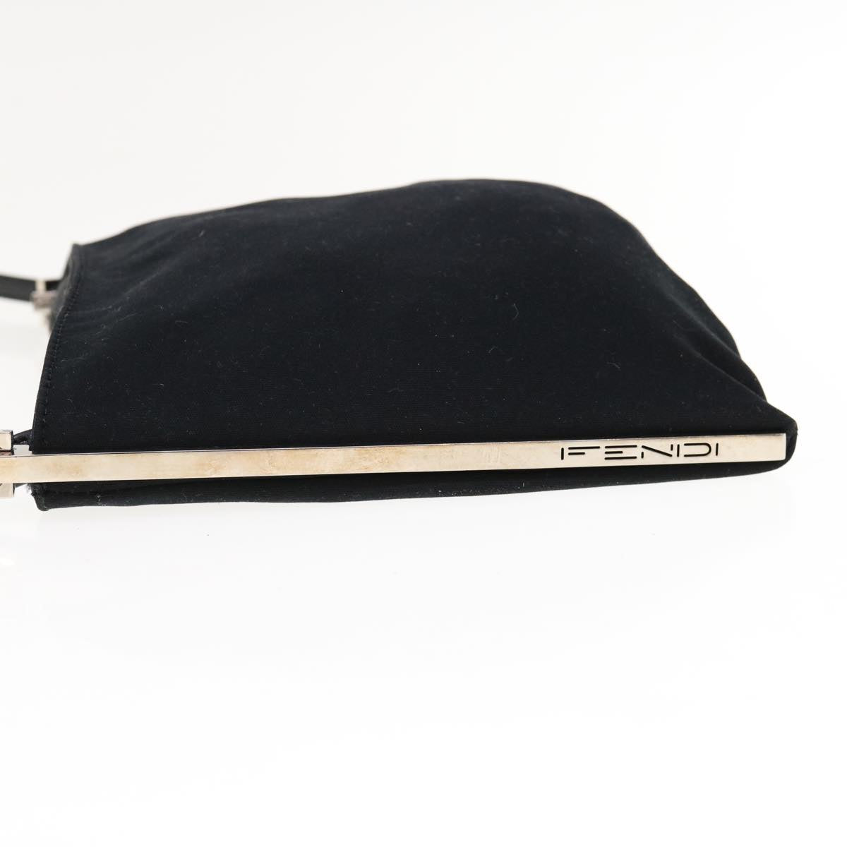 FENDI Shoulder Bag Nylon Black 64760