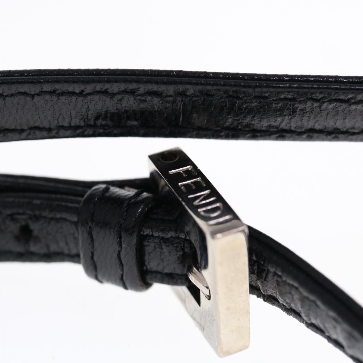 FENDI Shoulder Bag Nylon Black 64760