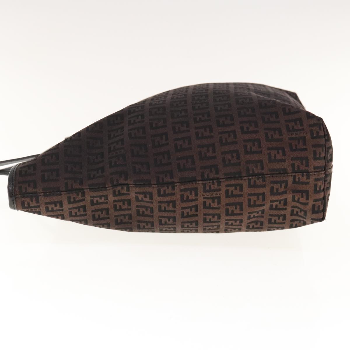 FENDI Zucchino Canvas Tote Bag Brown 64761