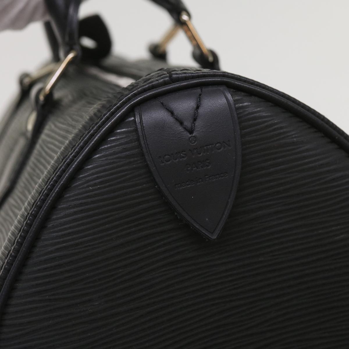 LOUIS VUITTON Epi Speedy 25 Hand Bag Noir black M43012 LV 64812