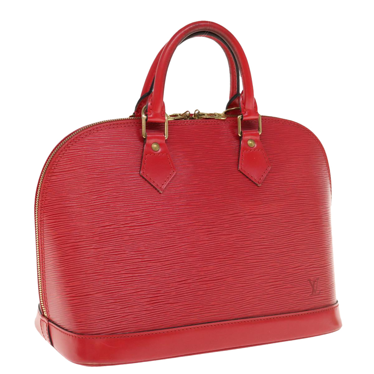 LOUIS VUITTON Epi Alma Hand Bag Castilian Red M52147 LV 64854
