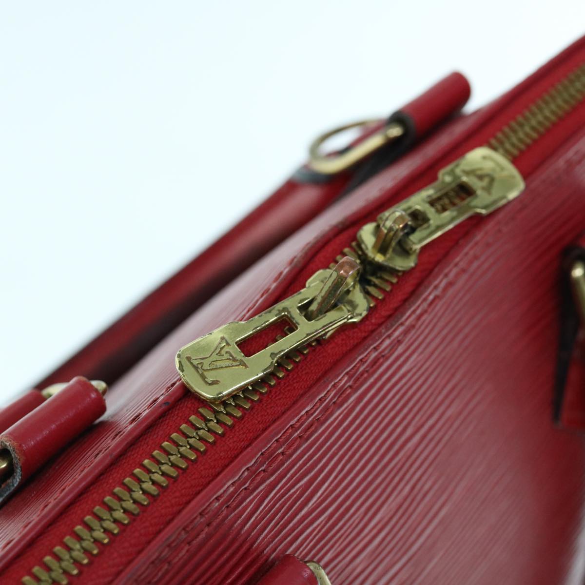 LOUIS VUITTON Epi Alma Hand Bag Castilian Red M52147 LV 64854