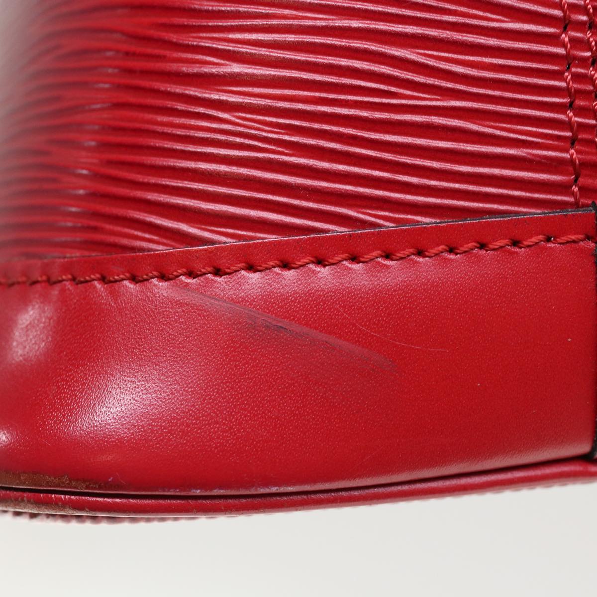 LOUIS VUITTON Epi Alma Hand Bag Castilian Red M52147 LV 64854