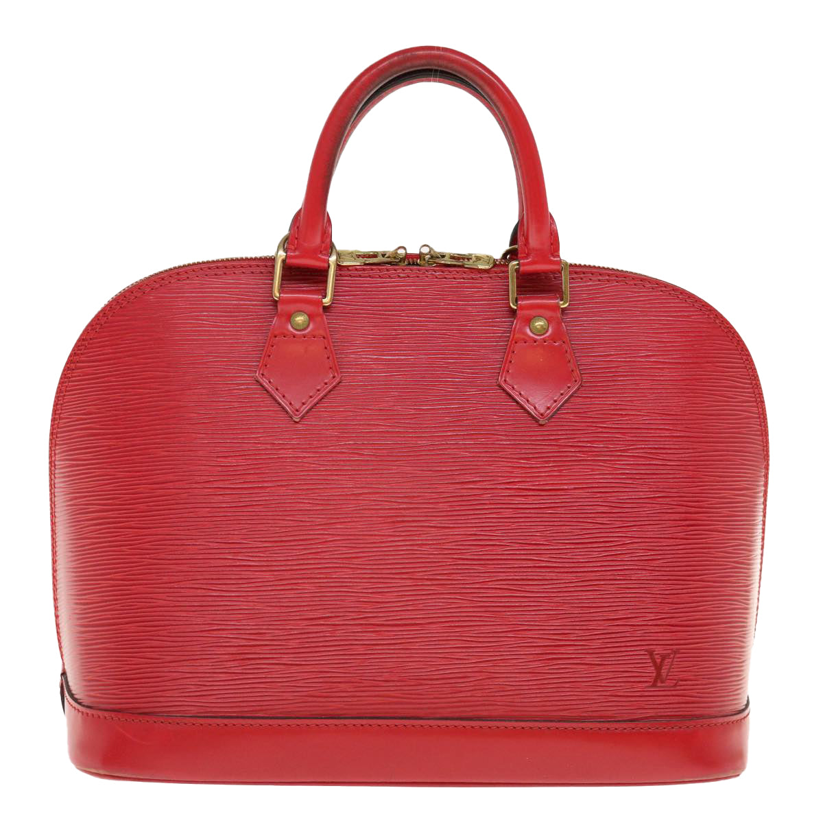 LOUIS VUITTON Epi Alma Hand Bag Castilian Red M52147 LV 64854