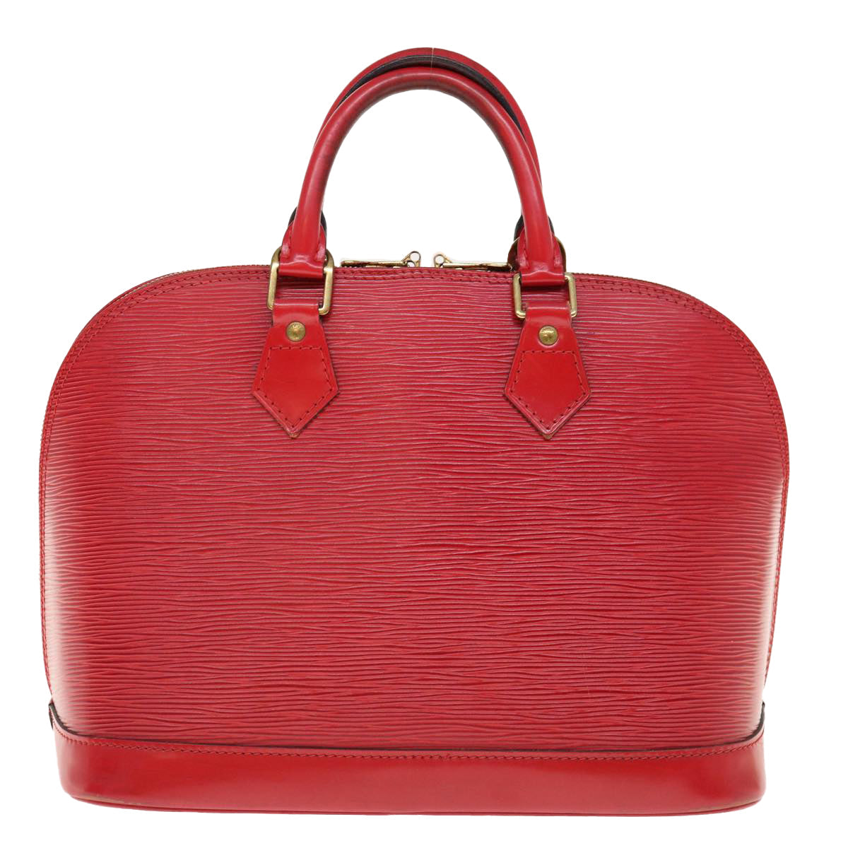LOUIS VUITTON Epi Alma Hand Bag Castilian Red M52147 LV 64854