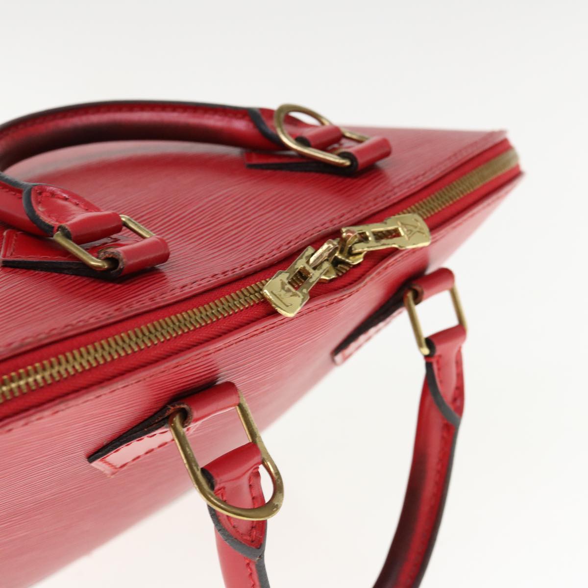 LOUIS VUITTON Epi Alma Hand Bag Castilian Red M52147 LV 64854