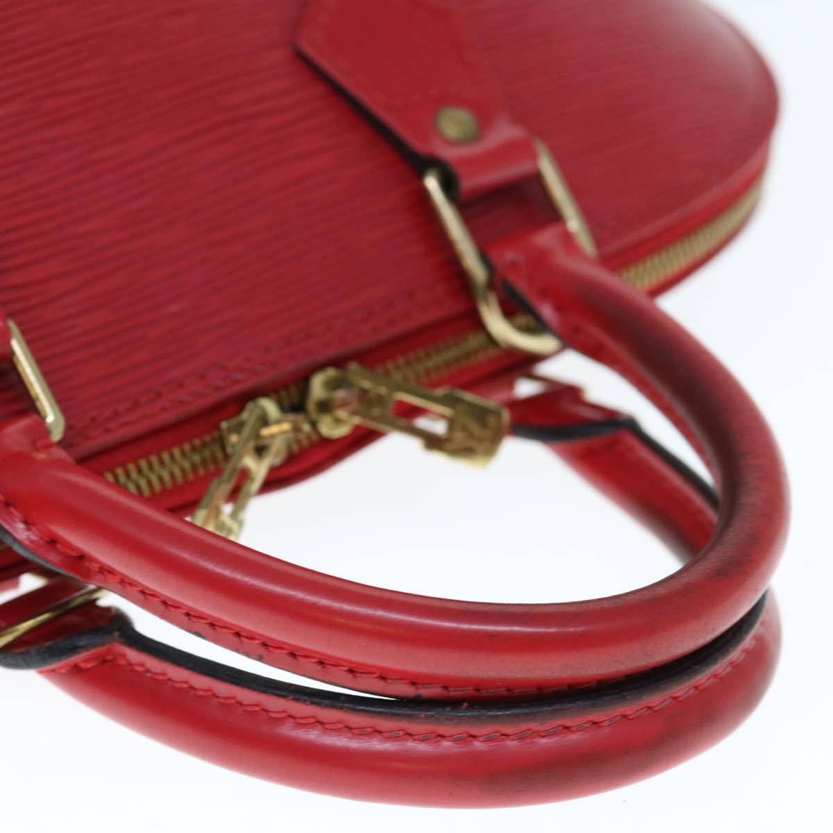 LOUIS VUITTON Epi Alma Hand Bag Castilian Red M52147 LV 64854