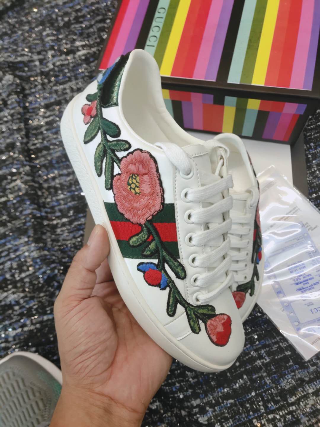 GLM-GCI Ace Embroidered Sneaker 031