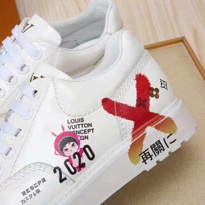 GLM - LUV Traners Vert White Sneaker