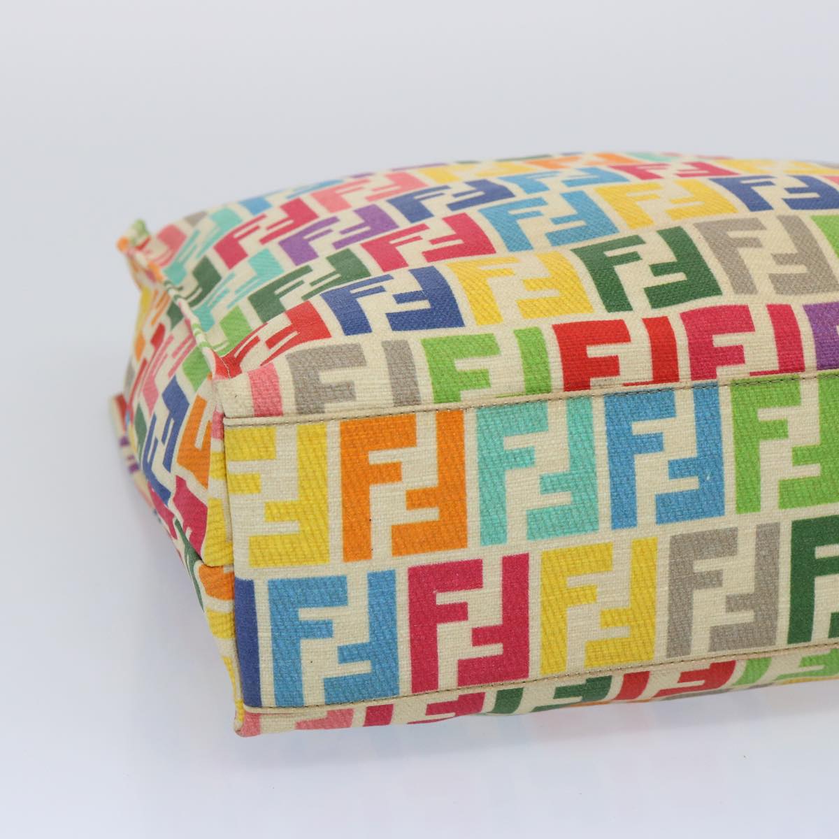 FENDI Zucca Canvas Hand Bag Multicolor 65016