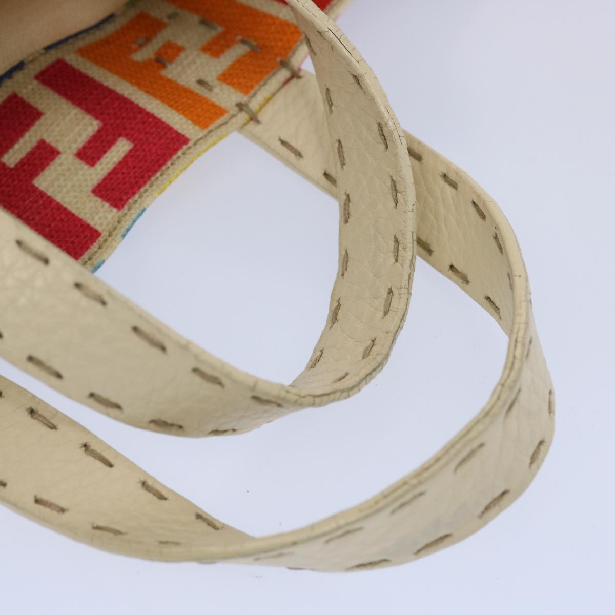 FENDI Zucca Canvas Hand Bag Multicolor 65016