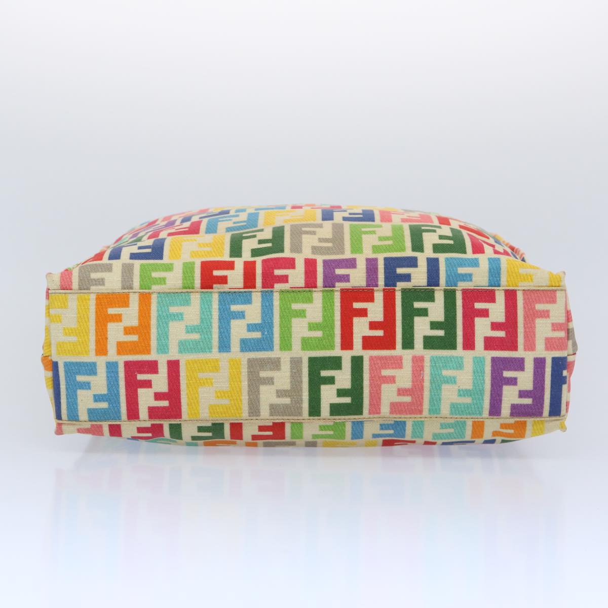 FENDI Zucca Canvas Hand Bag Multicolor 65016