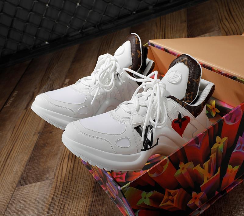 GLM - LUV Archlight White Brown Sneaker