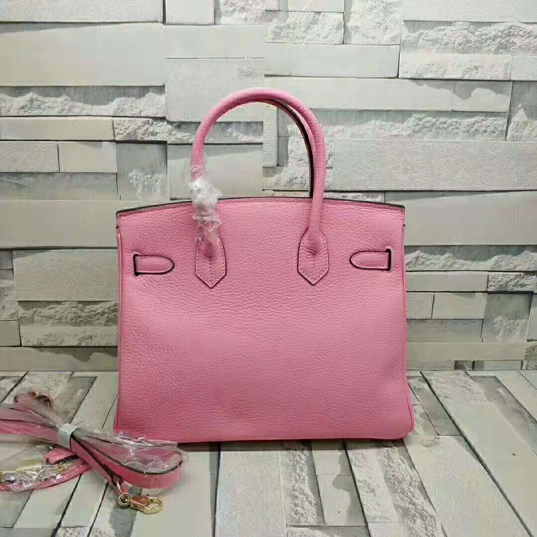 GLAMI Birkin Pink For Women Gold Toned Hardware 14in/35cmÃ‚Â 