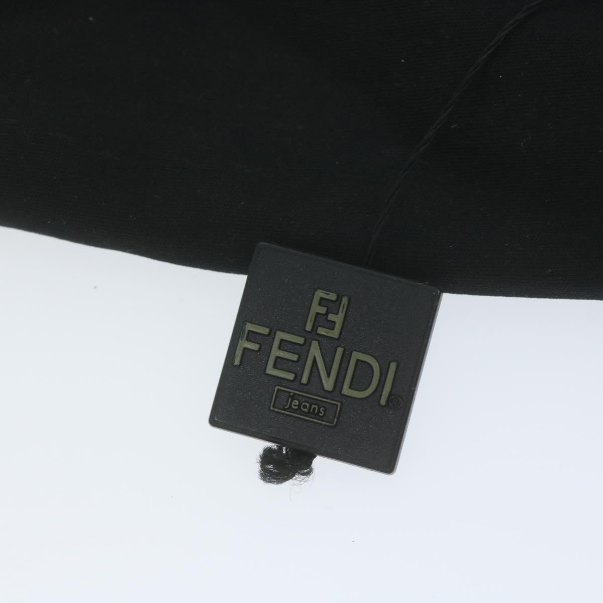 FENDI Hand Bag Nylon Black 65087