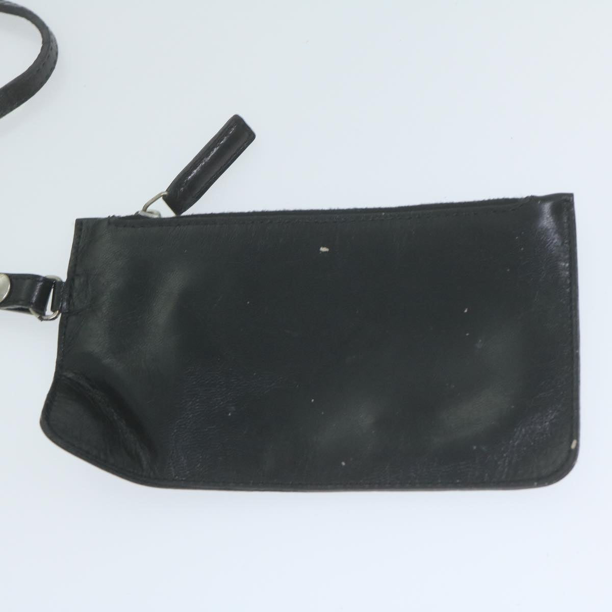 FENDI Hand Bag Nylon Black 65087