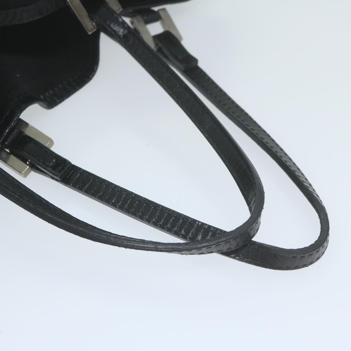 FENDI Hand Bag Nylon Black 65087