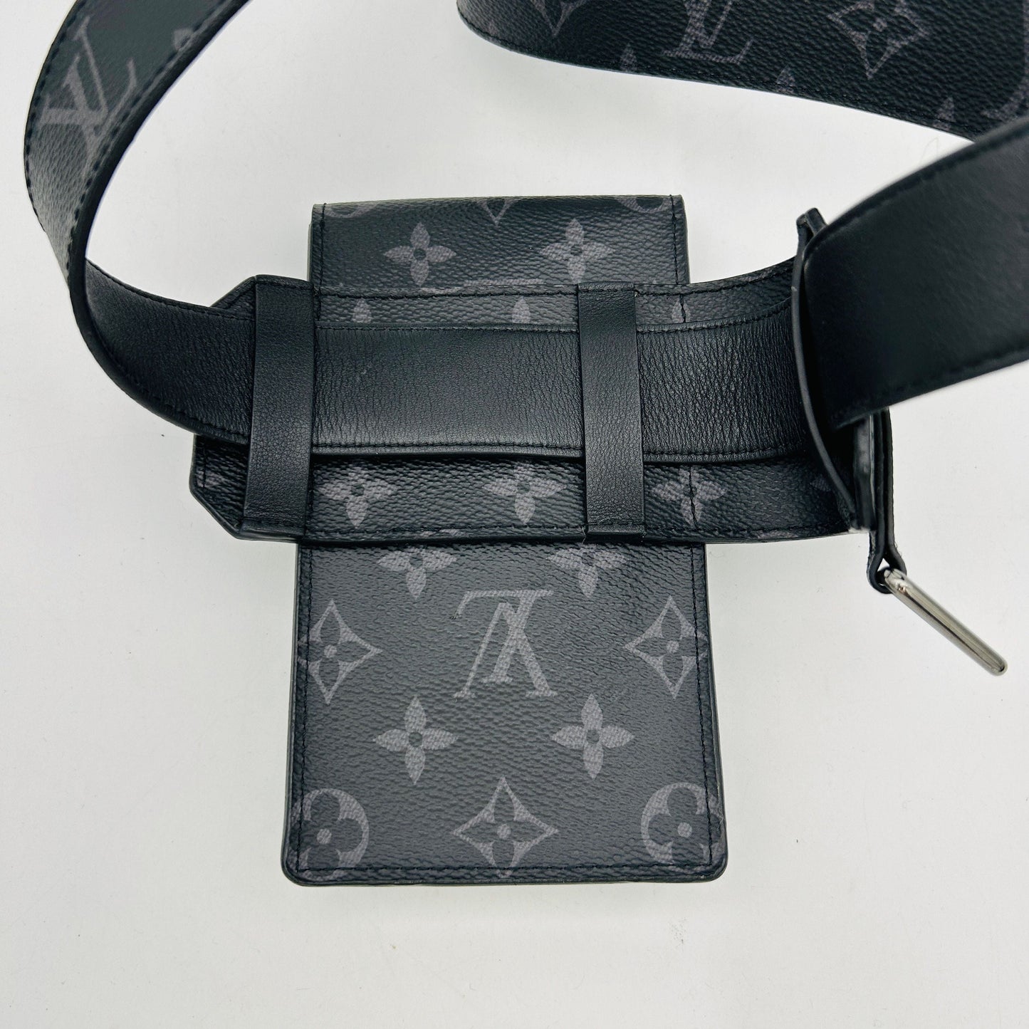 Louis Vuitton Monogram Eclipse Utility Waist Pouch / Canvas Belt Bag GP22243973