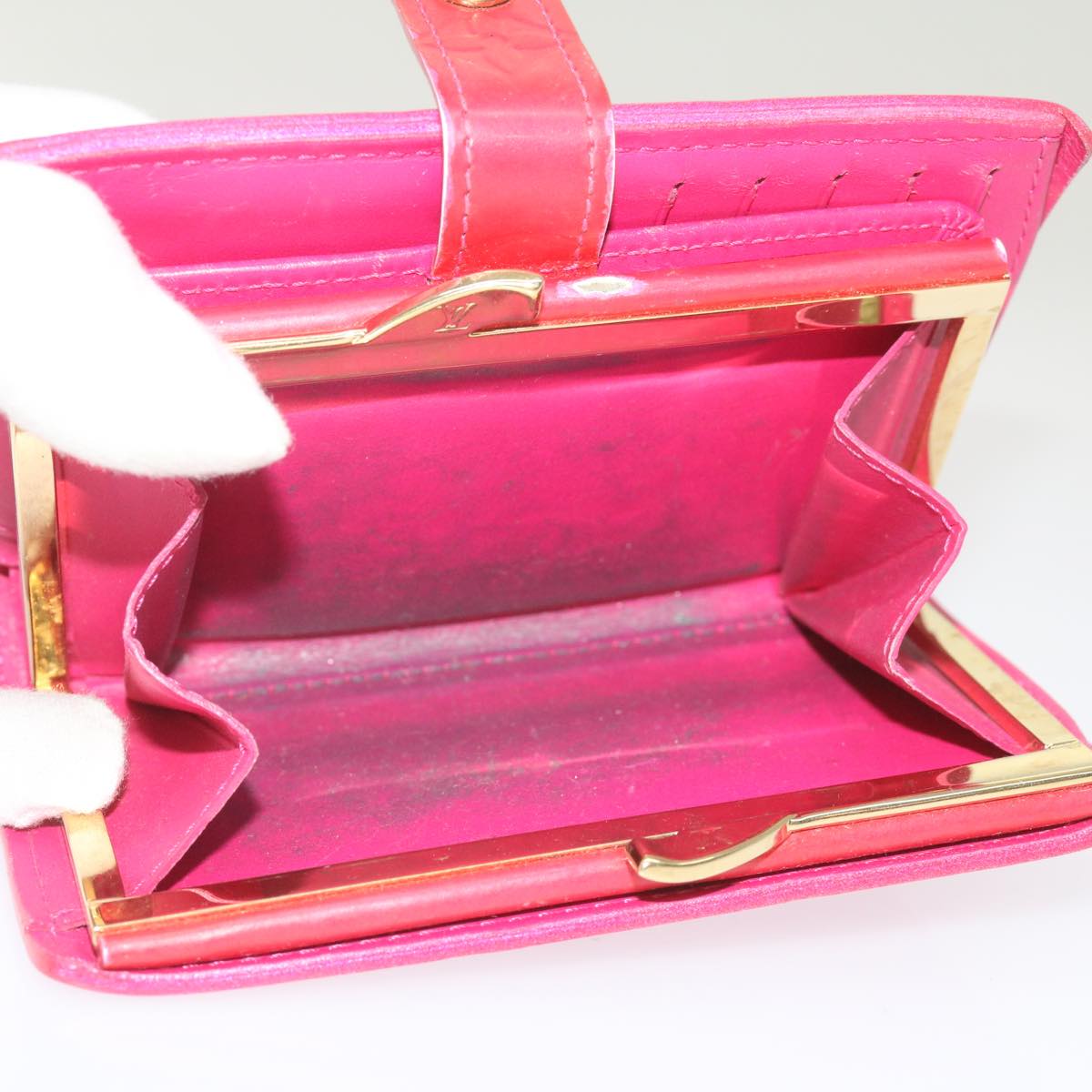 LOUIS VUITTON Monogram Vernis Epi Wallet 7Set Red Black Pink LV 65277