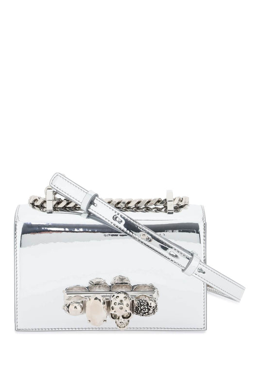 Alexander Mcqueen Mini Jewelled Satchel Bag Women