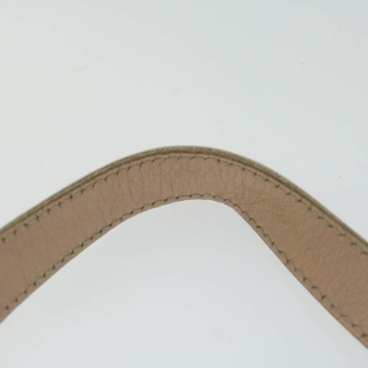 FENDI Zucchino Canvas Shoulder Bag Beige 65408