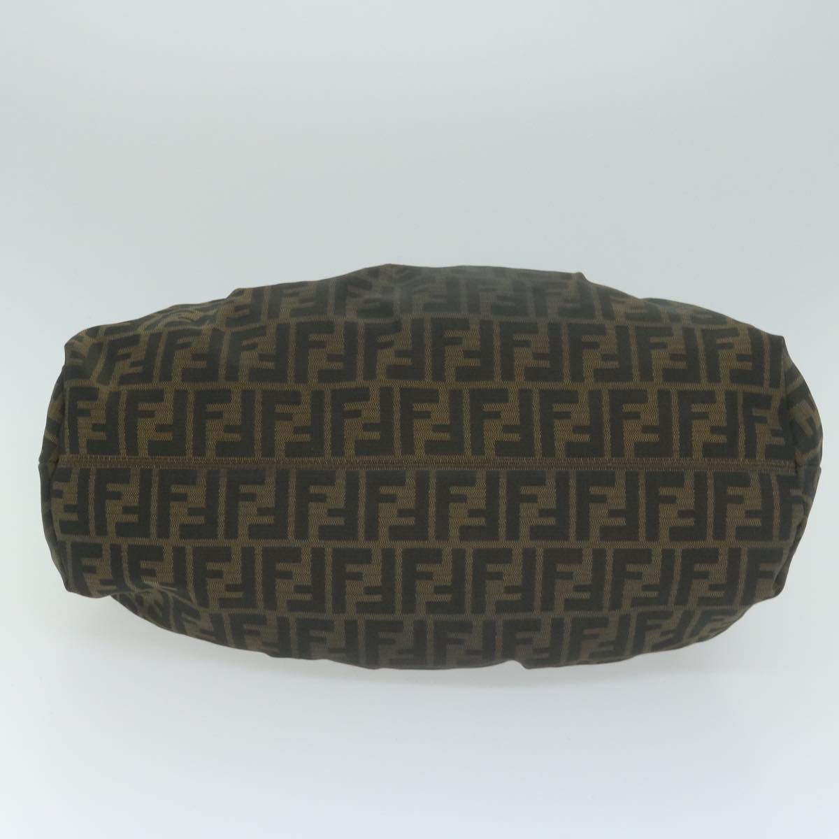FENDI Zucca Canvas Tote Bag Black Brown 65505