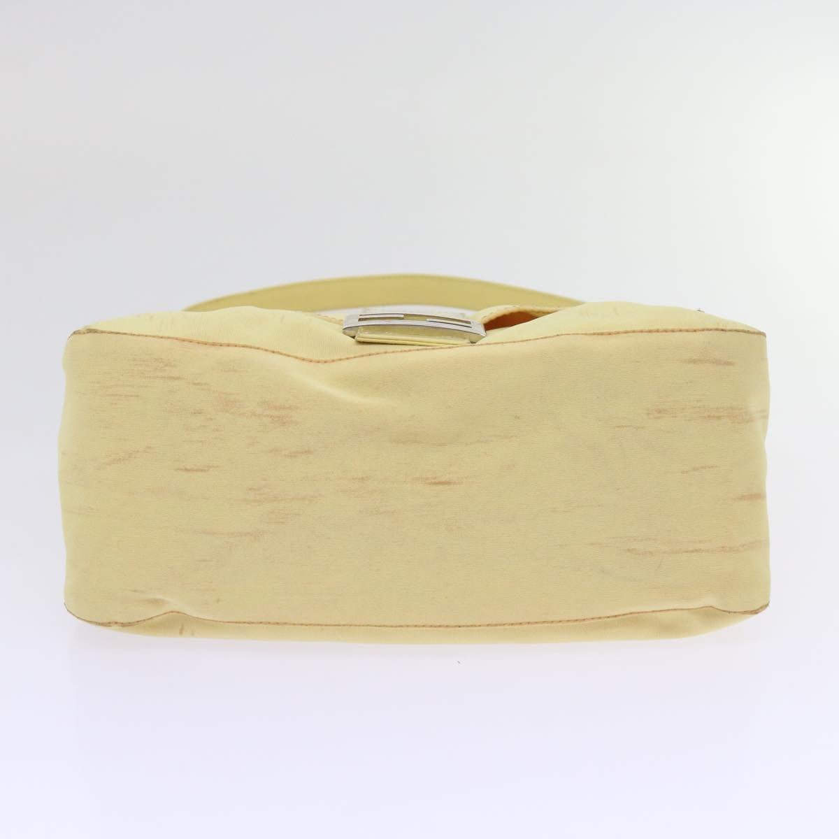 FENDI Mamma Baguette Shoulder Bag Nylon Yellow 65559