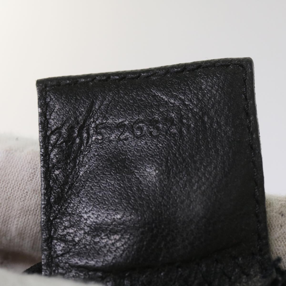 FENDI Mamma Baguette Shoulder Bag Nylon Black 65587