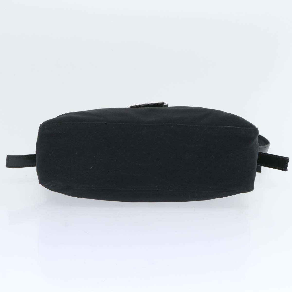FENDI Mamma Baguette Shoulder Bag Nylon Black 65743