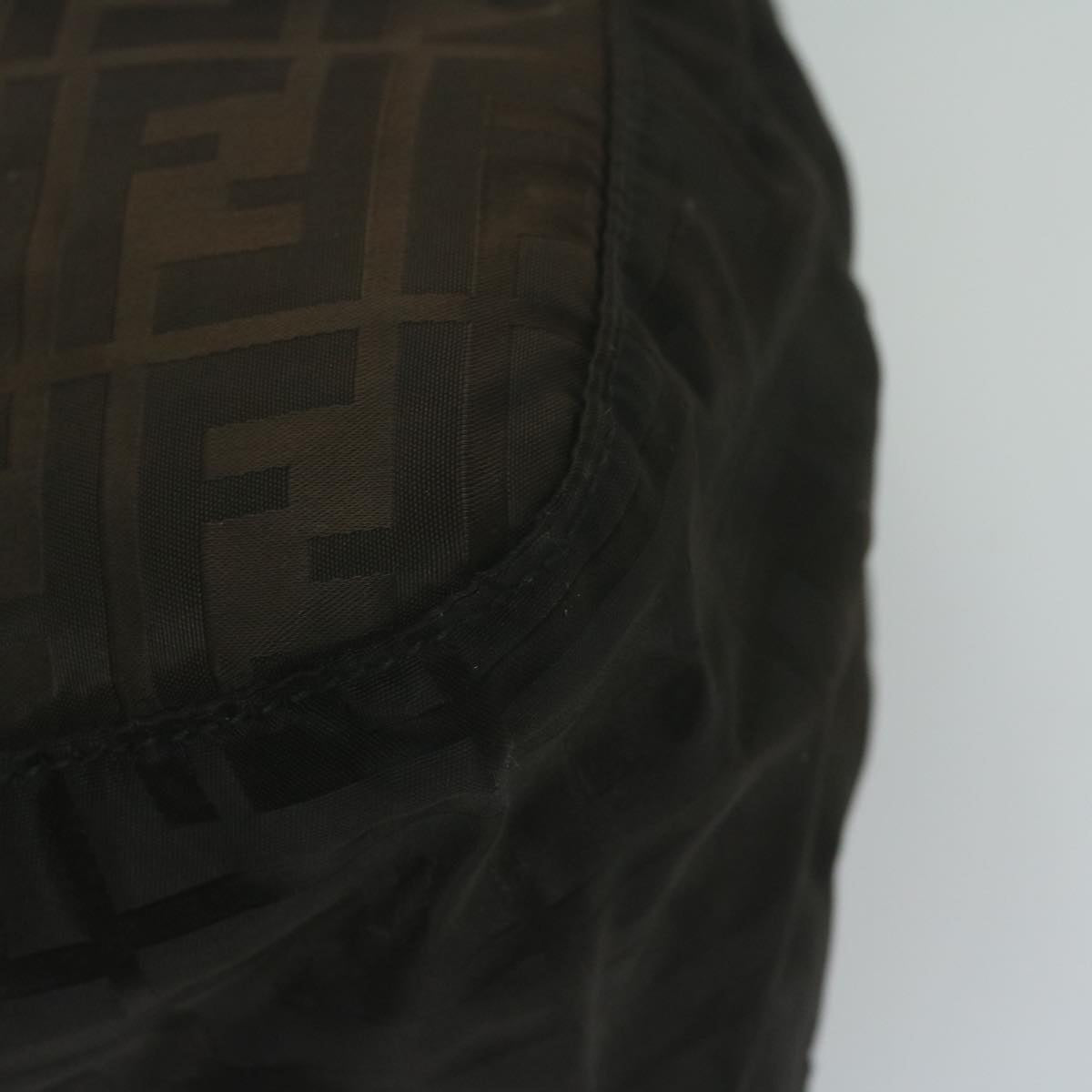 FENDI Zucca Canvas Backpack Brown Black 65921