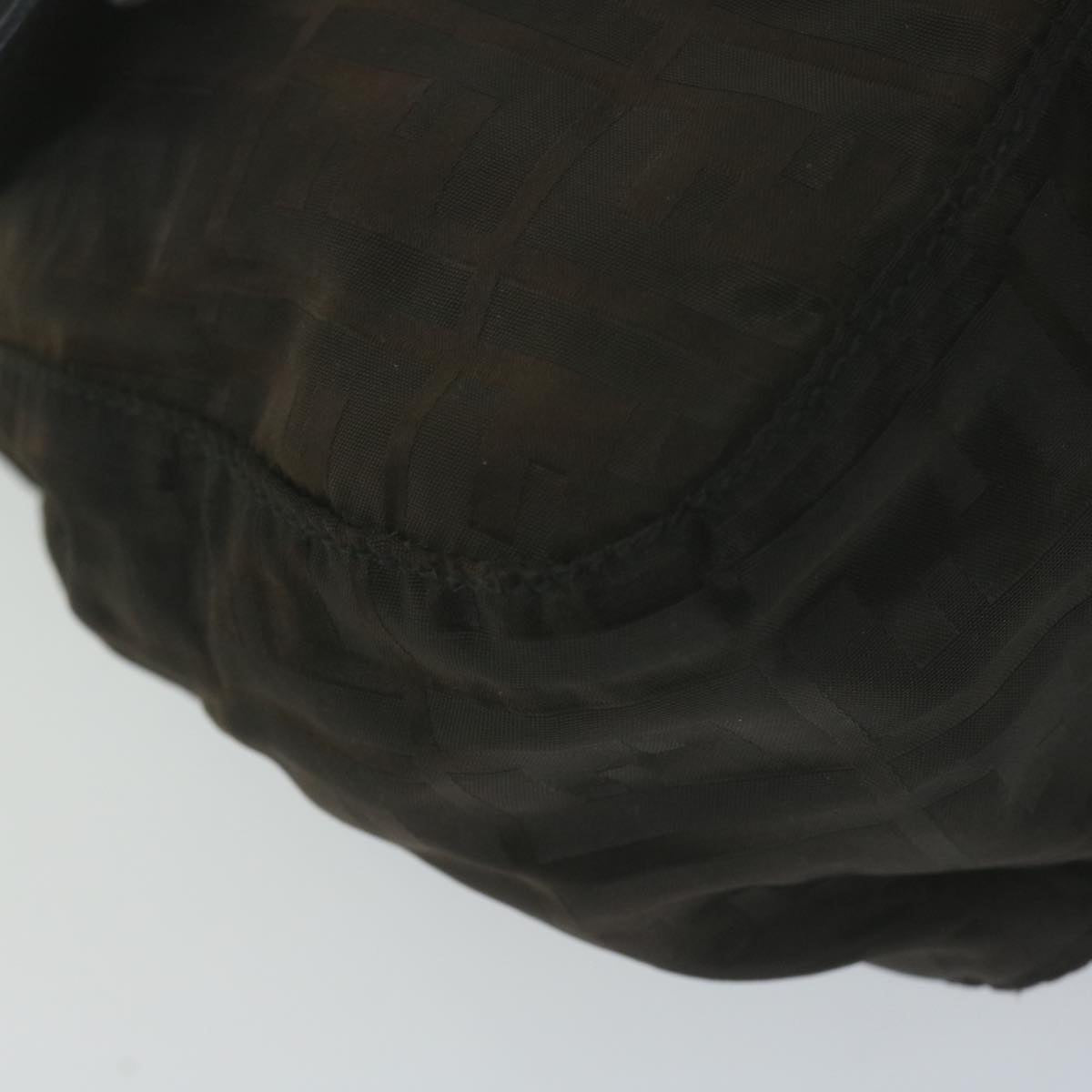 FENDI Zucca Canvas Backpack Brown Black 65921