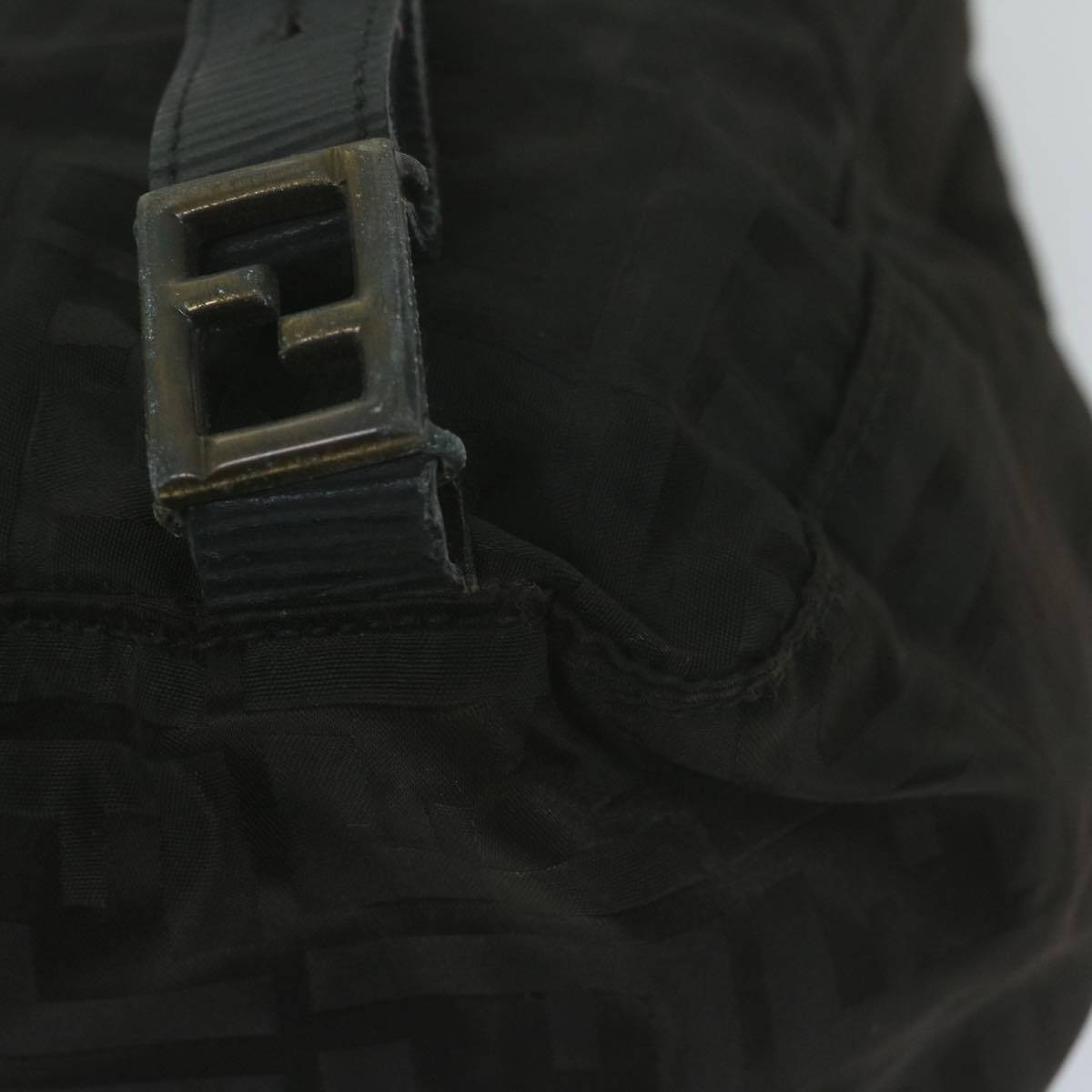 FENDI Zucca Canvas Backpack Brown Black 65921