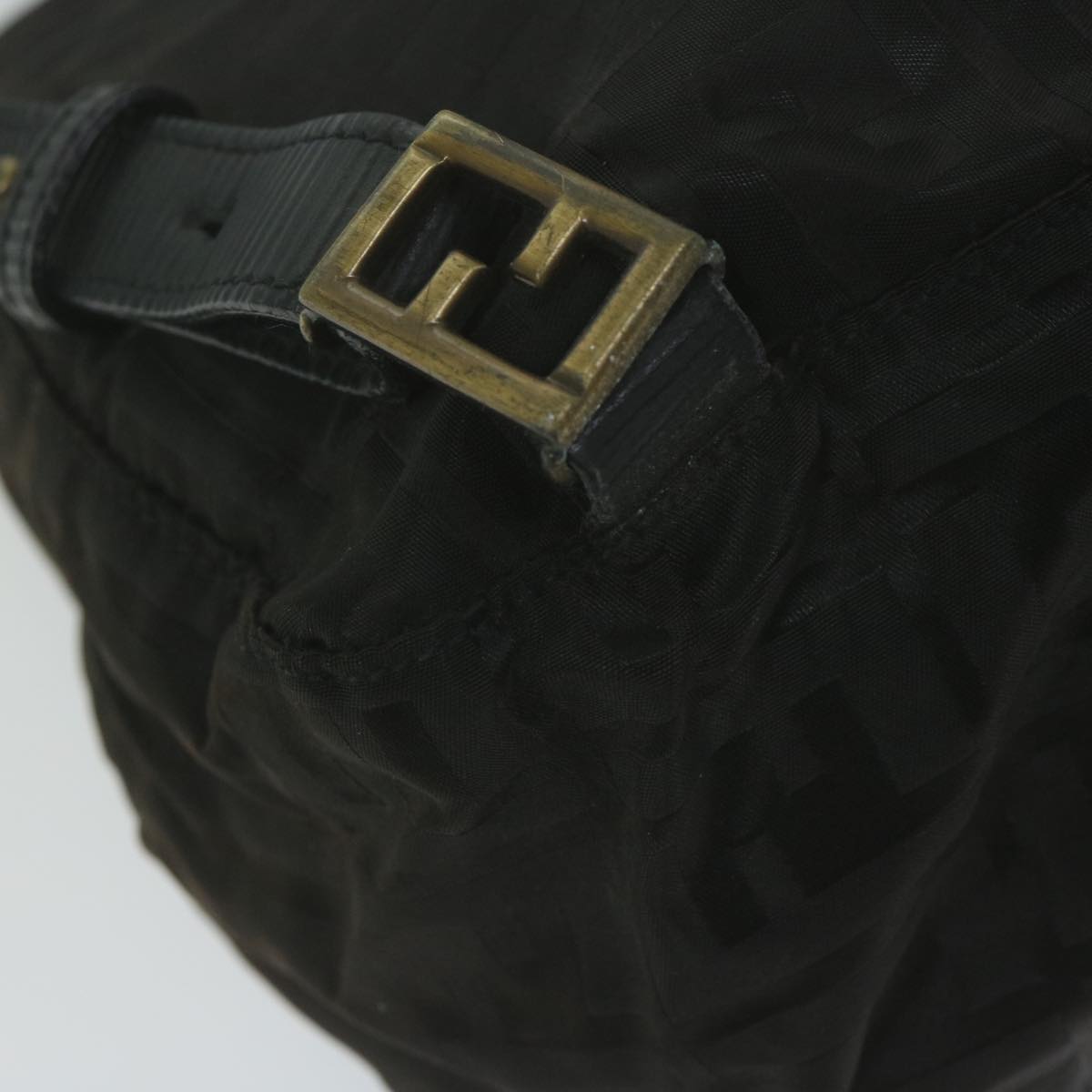 FENDI Zucca Canvas Backpack Brown Black 65921