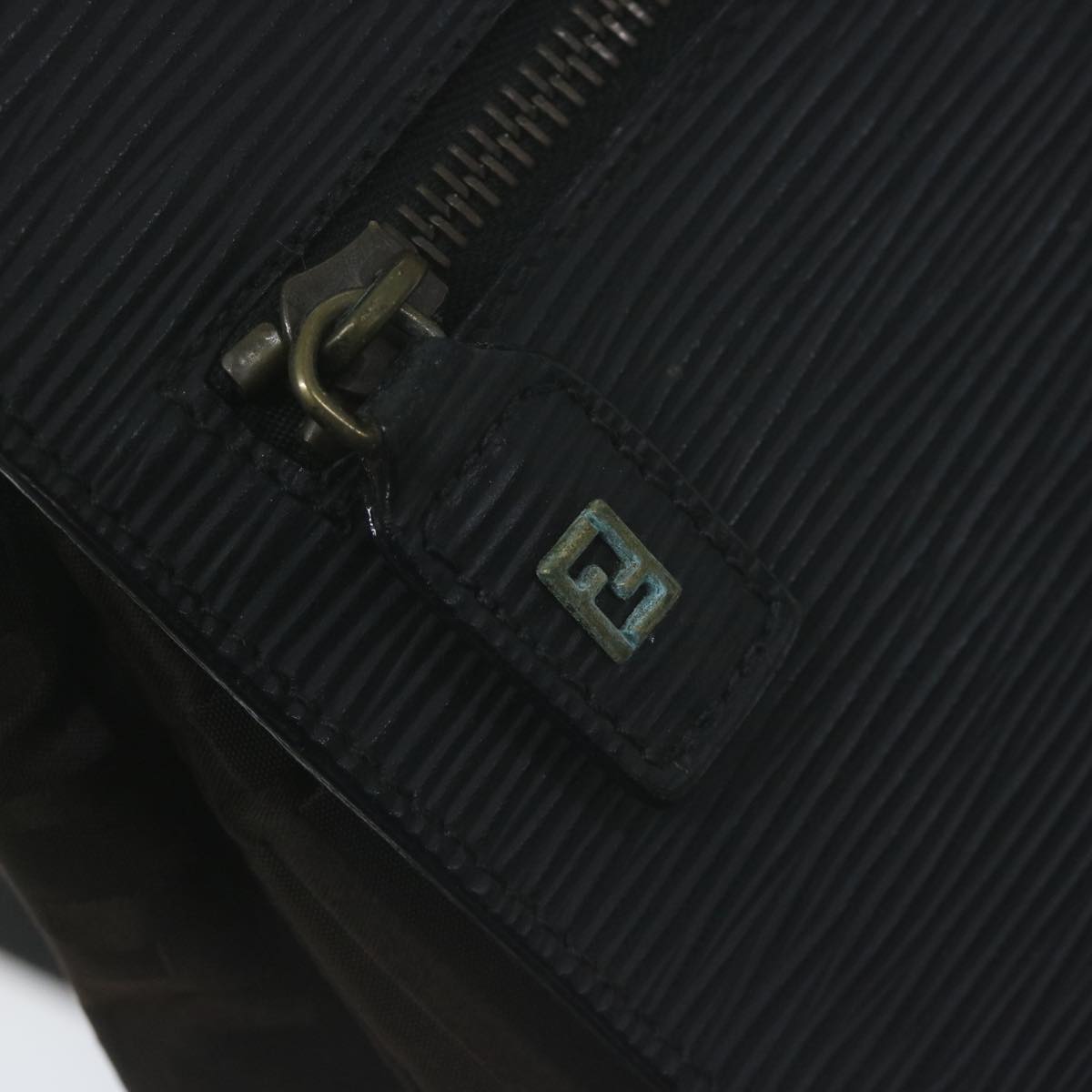 FENDI Zucca Canvas Backpack Brown Black 65921