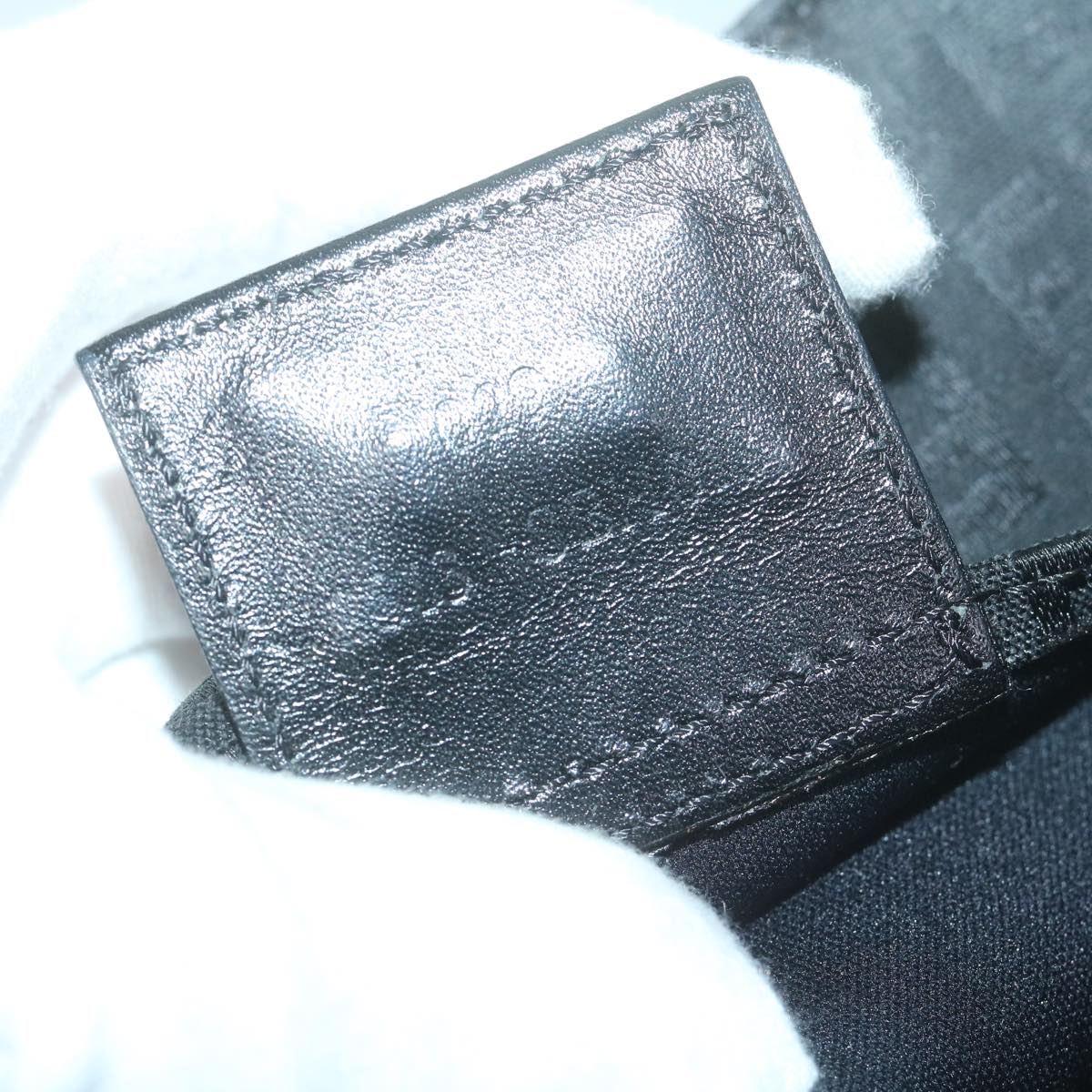 FENDI Zucchino Canvas Hand Bag Black 8BL025 65922
