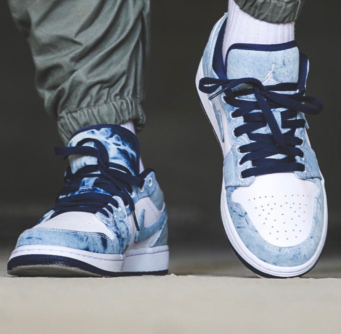 GLM - AJ1 washed denim denim