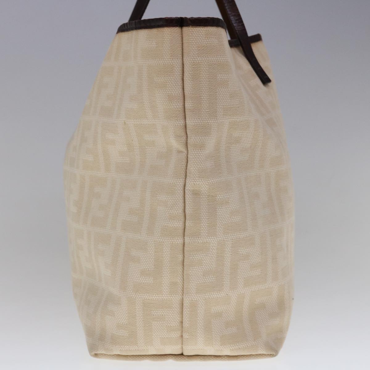 FENDI Zucca Canvas Tote Bag Beige 66010