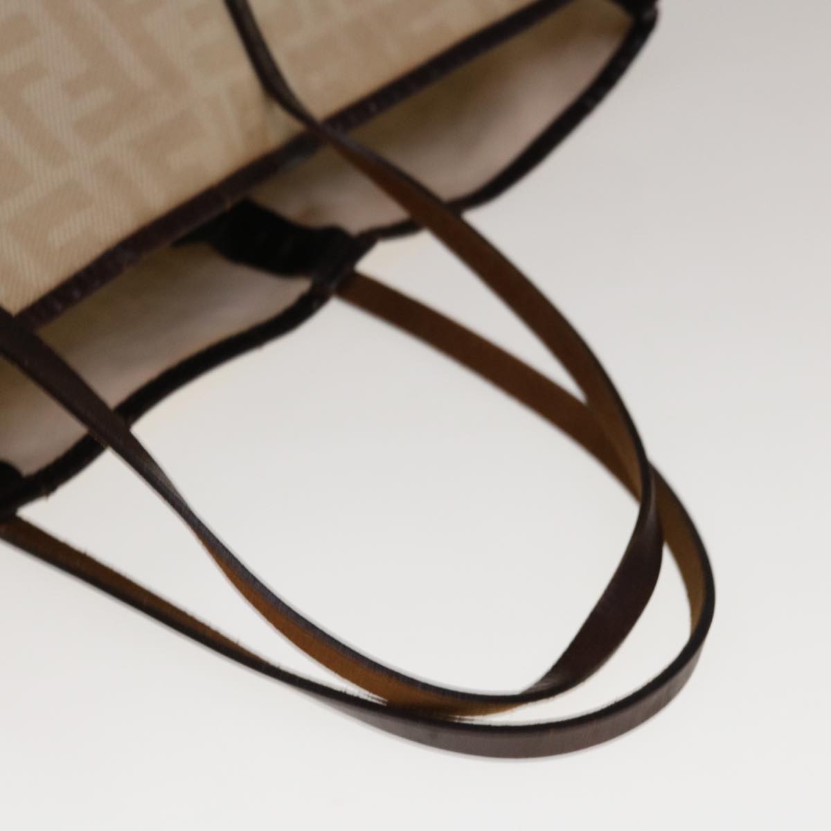 FENDI Zucca Canvas Tote Bag Beige 66010