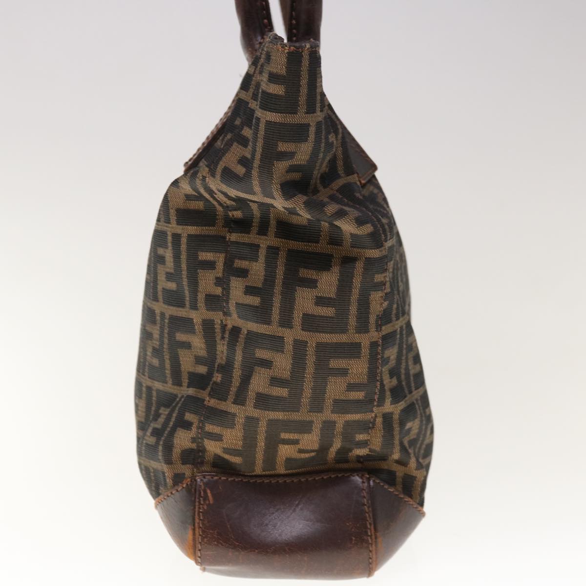 FENDI Zucca Canvas Tote Bag Brown 66069