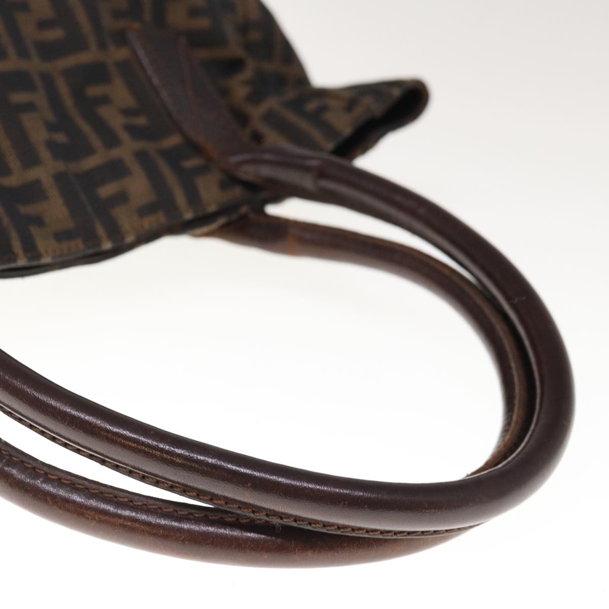 FENDI Zucca Canvas Tote Bag Brown 66069