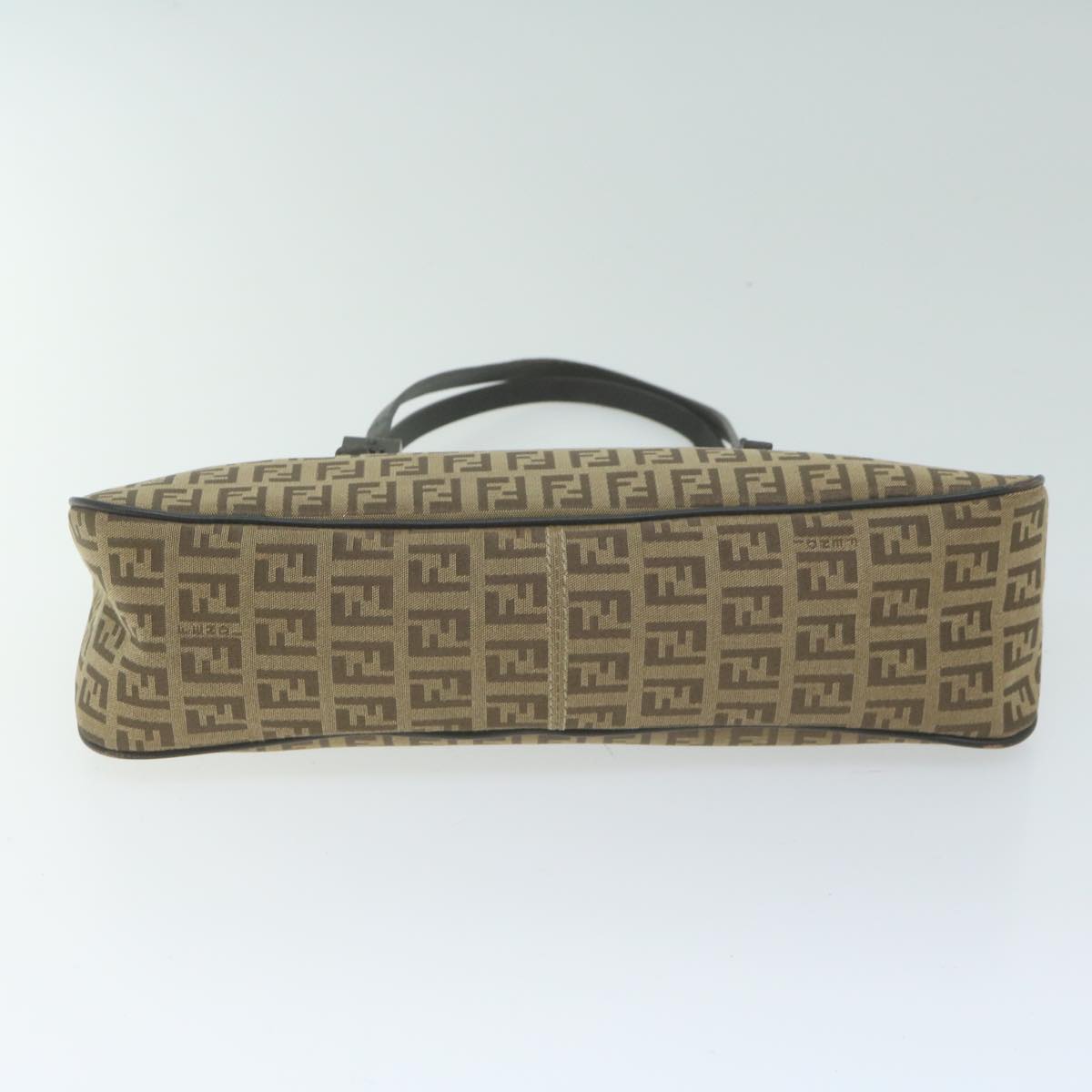 FENDI Zucchino Canvas Hand Bag Beige 66080