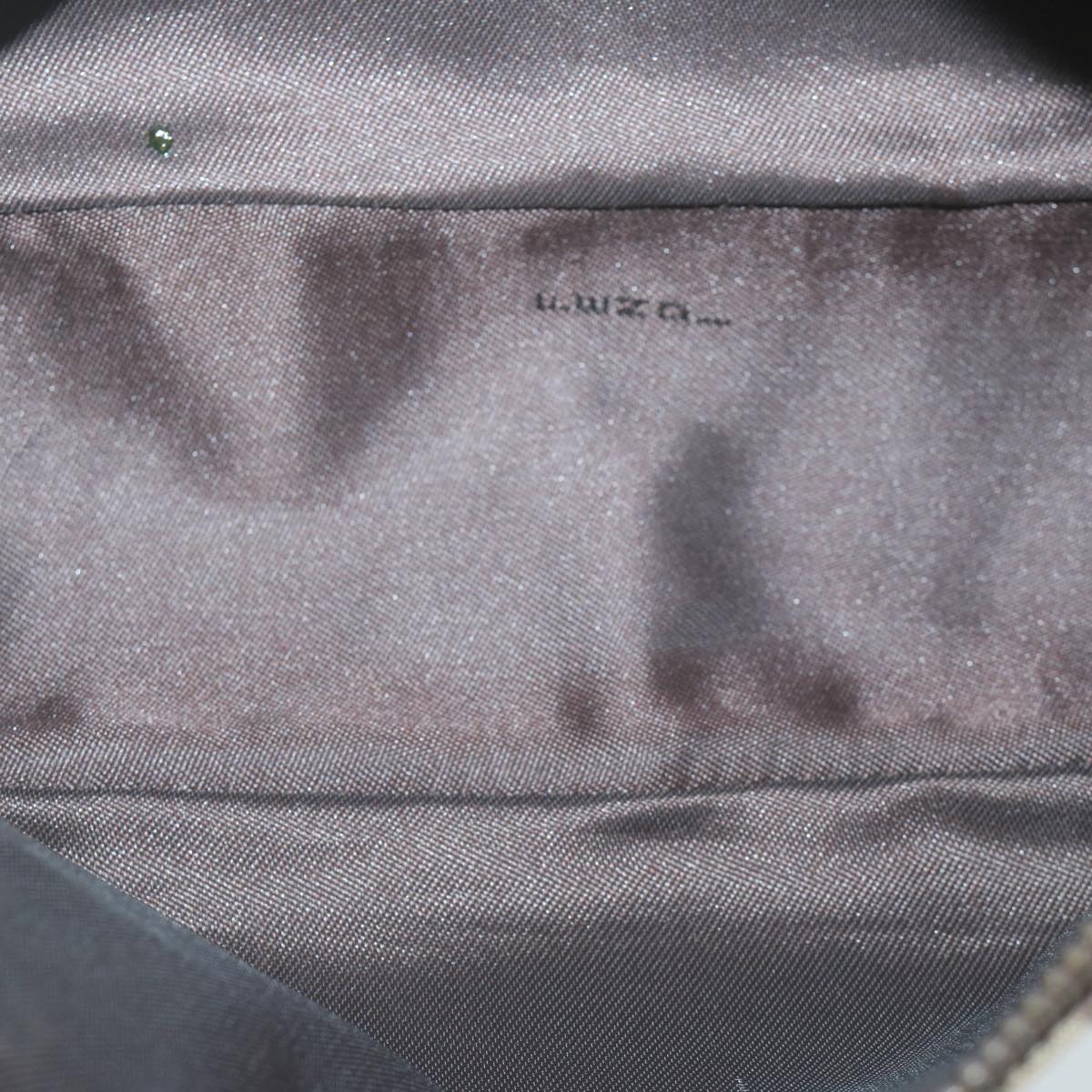 FENDI Zucchino Canvas Hand Bag Beige 66080