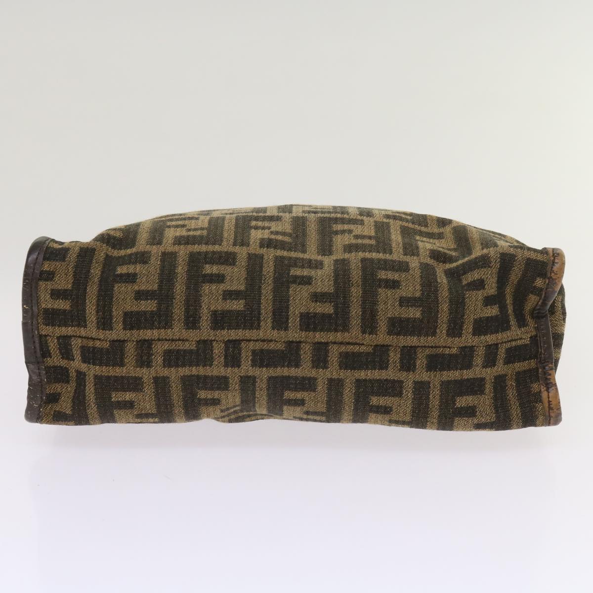 FENDI Zucca Canvas Clutch Bag 2Set Black Brown 66087