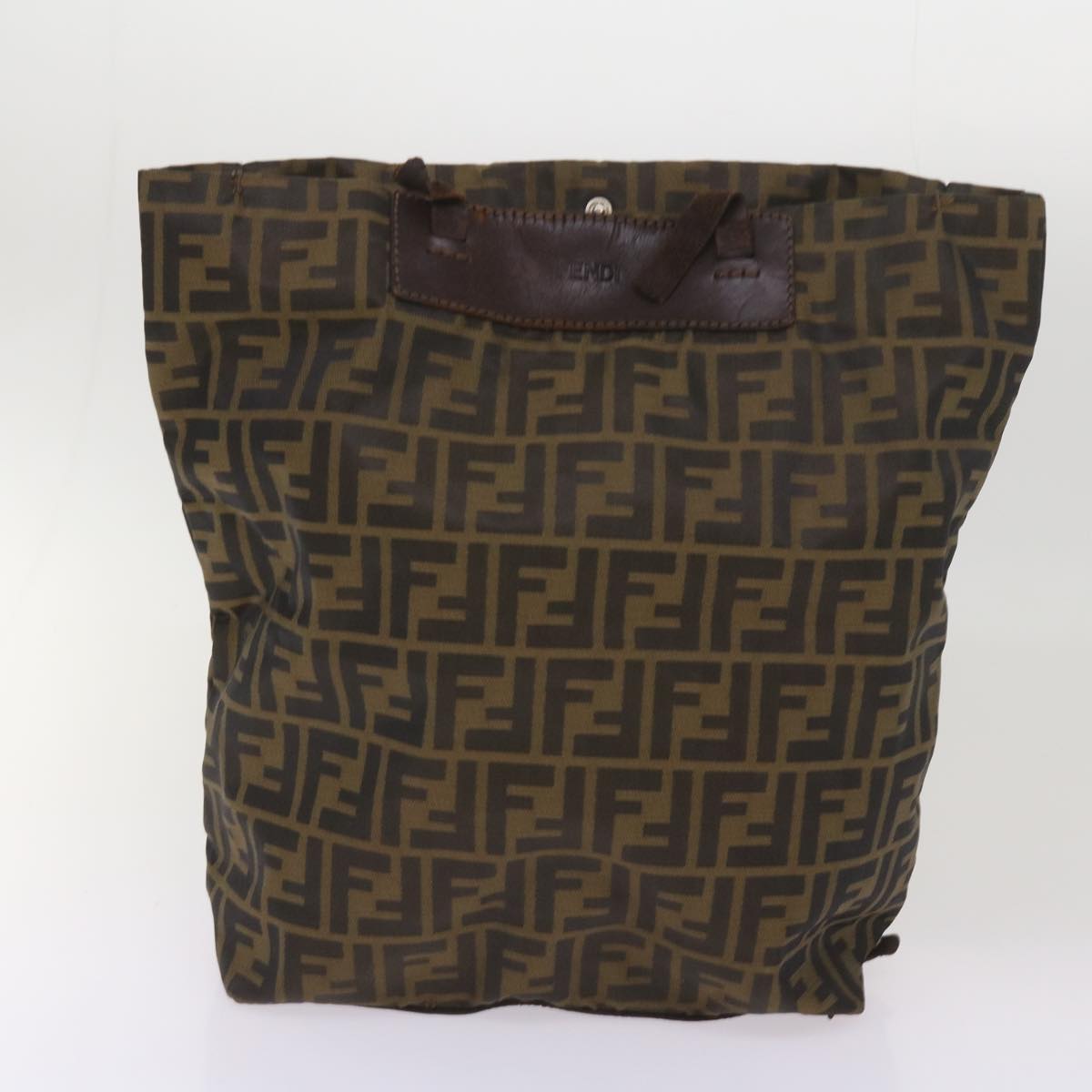 FENDI Zucca Canvas Clutch Bag 2Set Black Brown 66087